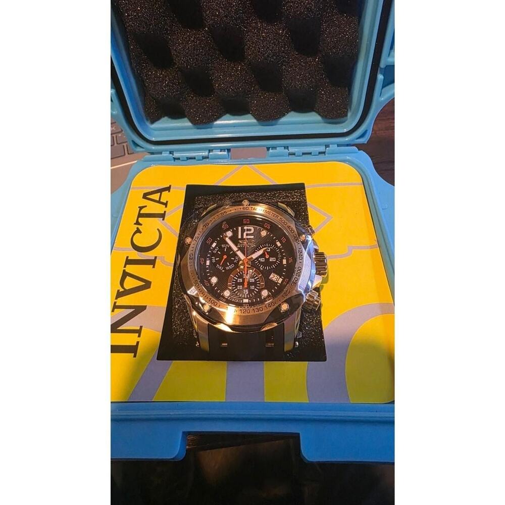 Invicta Speedway Swiss Ronda Z60 FE-51mm Black/Gold - Picture 2 of 5